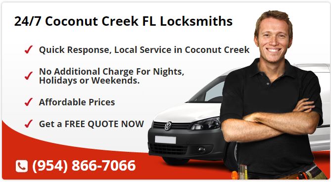 24 Hour Locksmith Coconut Creek FL